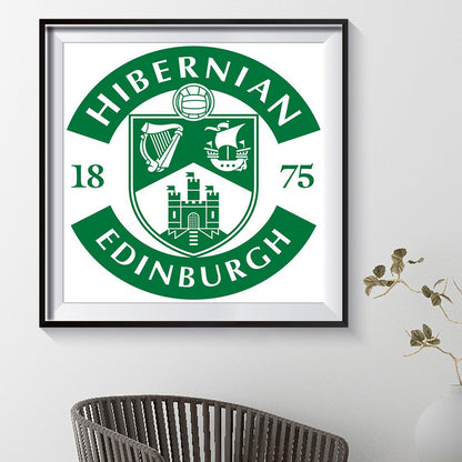 Hibernian Football Club - Full Round Drill Diamond Painting 40*40CM
