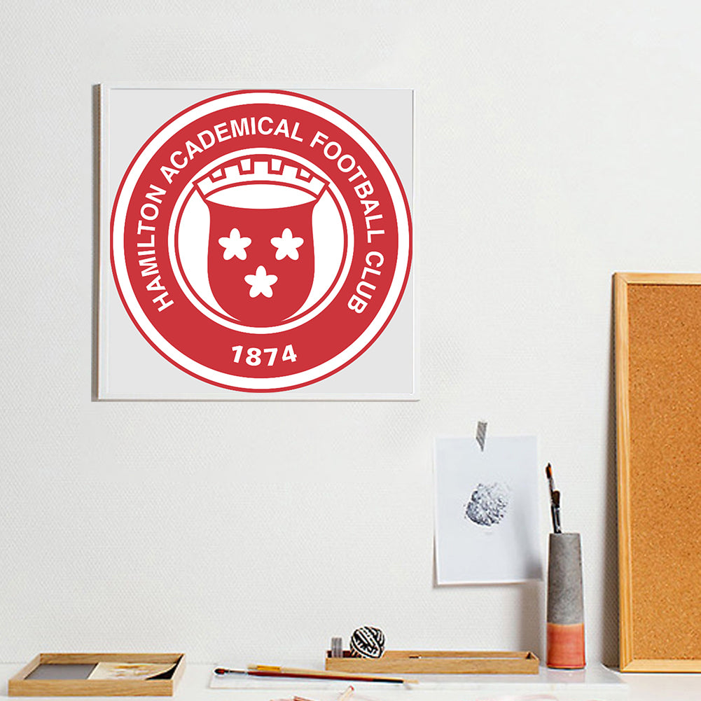 Hamilton College Football Club - Full Round Drill Diamond Painting 30*30CM