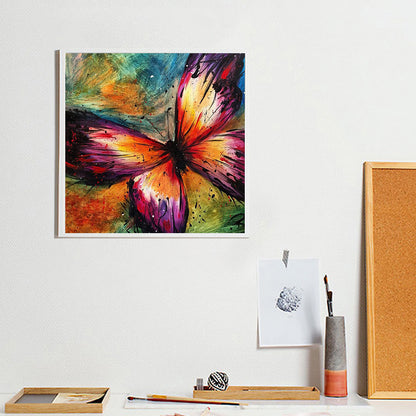 Vivid Butterfly - Full Round Drill Diamond Painting 40*40CM