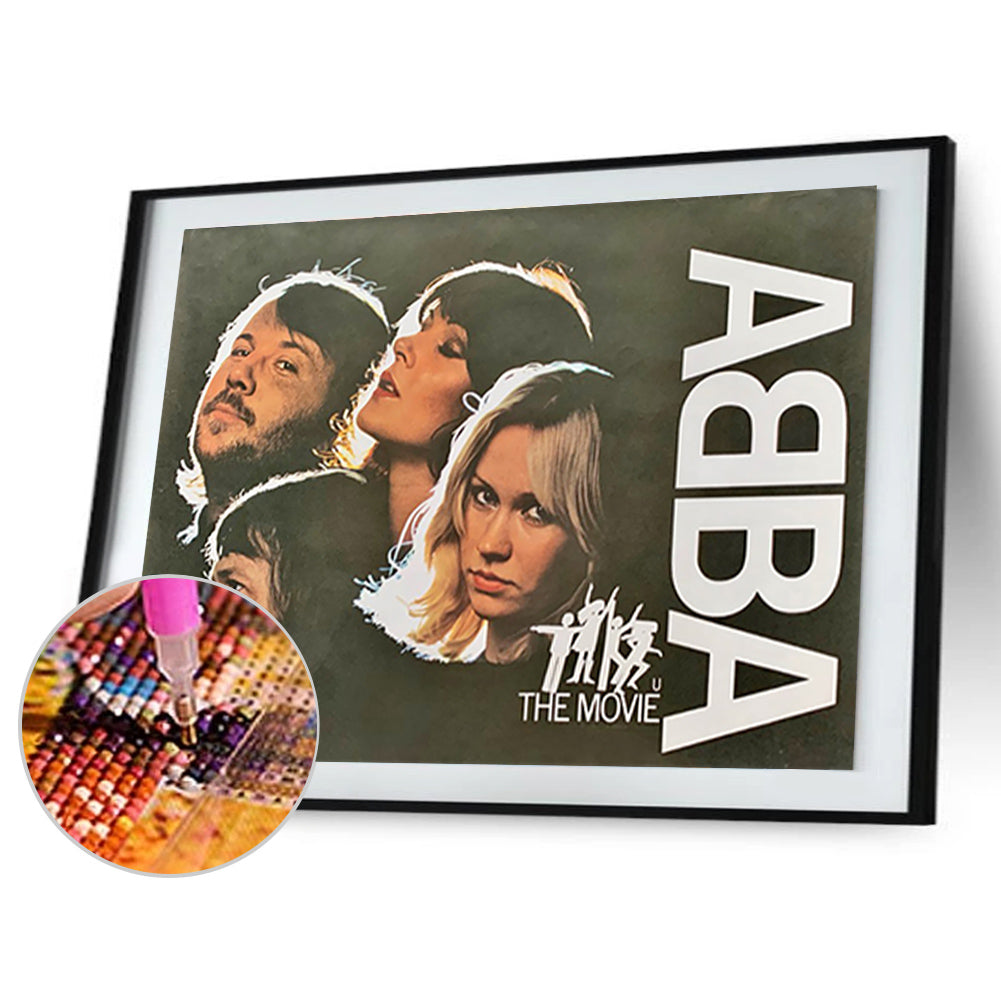 Abba Choir - Full Round Drill Diamond Painting 40*30CM