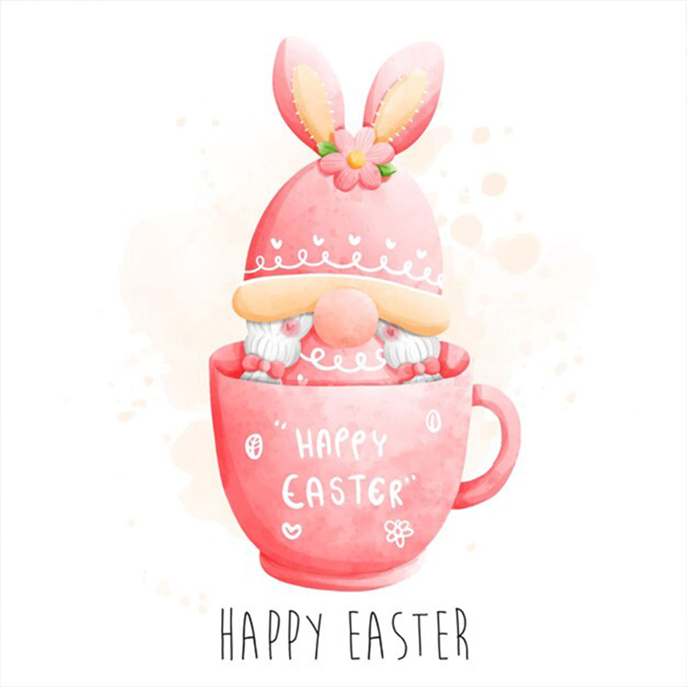 Easter Bunny - Full Round Drill Diamond Painting 30*30CM