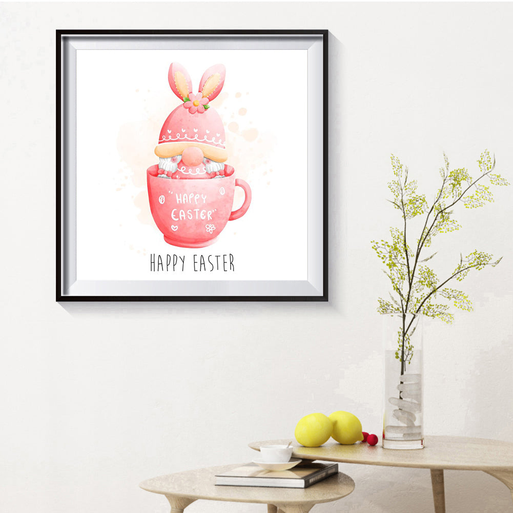 Easter Bunny - Full Round Drill Diamond Painting 30*30CM
