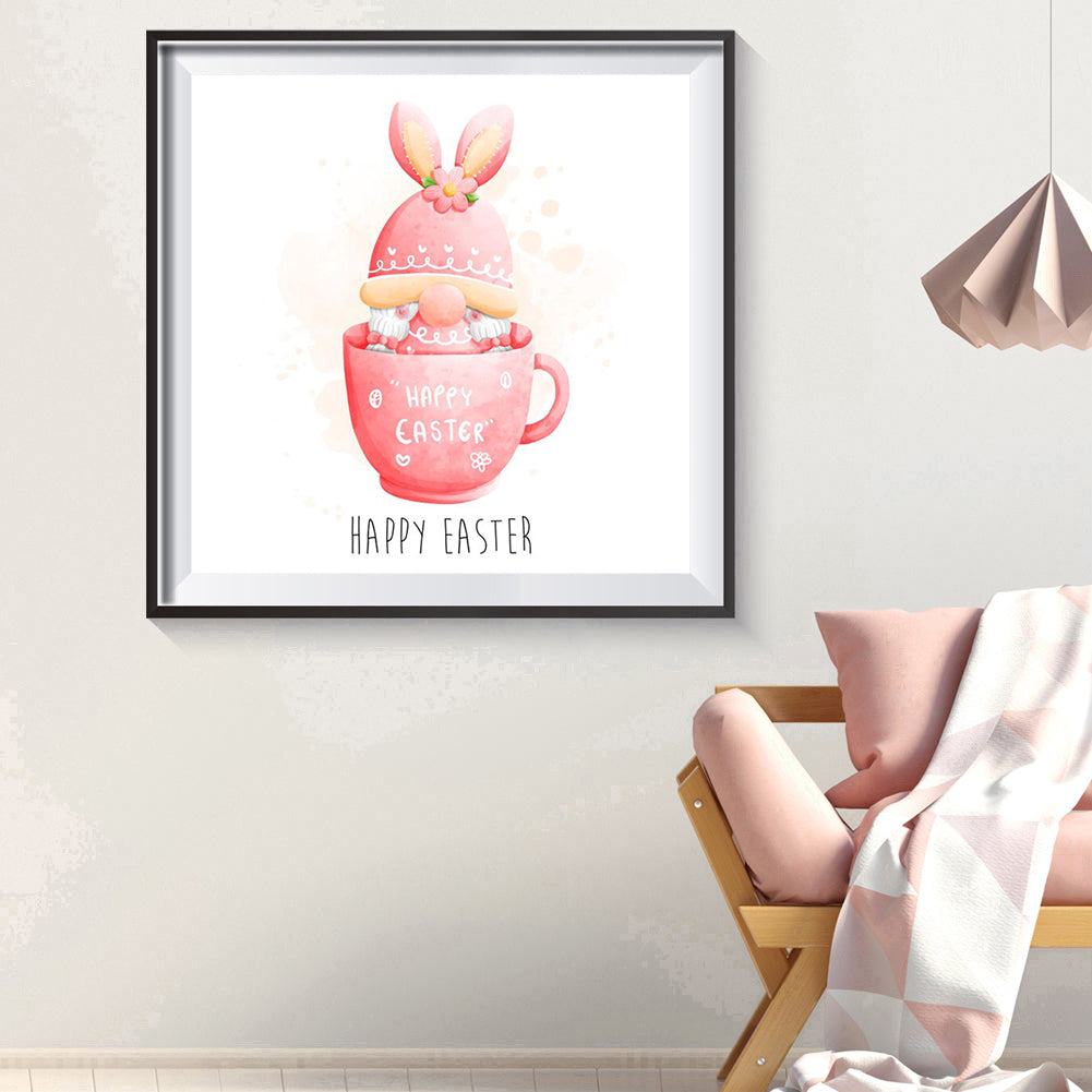 Easter Bunny - Full Round Drill Diamond Painting 30*30CM