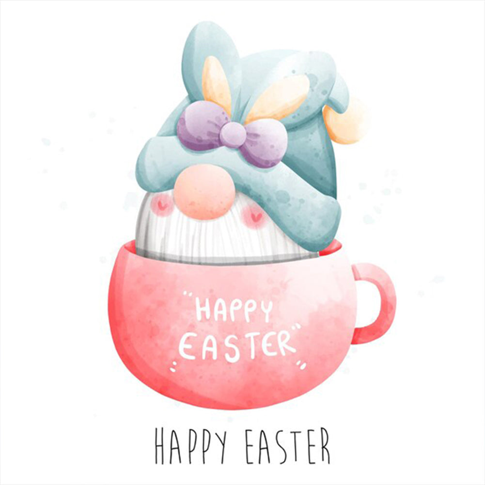 Easter Bunny - Full Round Drill Diamond Painting 30*30CM