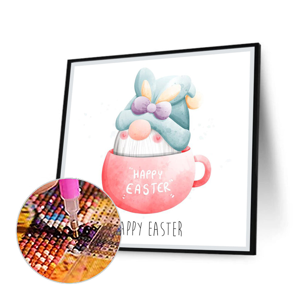 Easter Bunny - Full Round Drill Diamond Painting 30*30CM