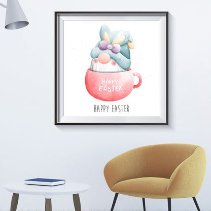 Easter Bunny - Full Round Drill Diamond Painting 30*30CM