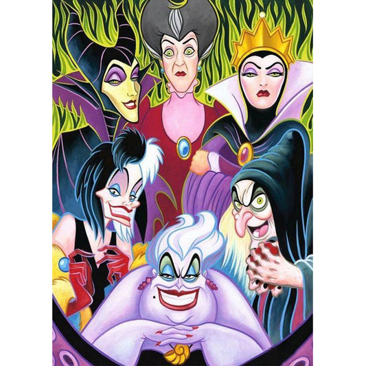 Disney Villain - Full Round Drill Diamond Painting 40*50CM
