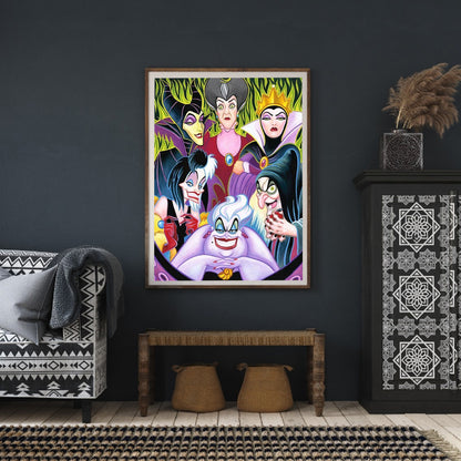 Disney Villain - Full Round Drill Diamond Painting 40*50CM