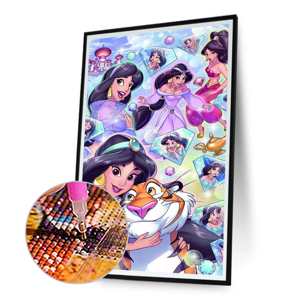 Disney Princess Jasmine - Full Round Drill Diamond Painting 40*60CM