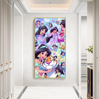 Disney Princess Jasmine - Full Round Drill Diamond Painting 40*60CM