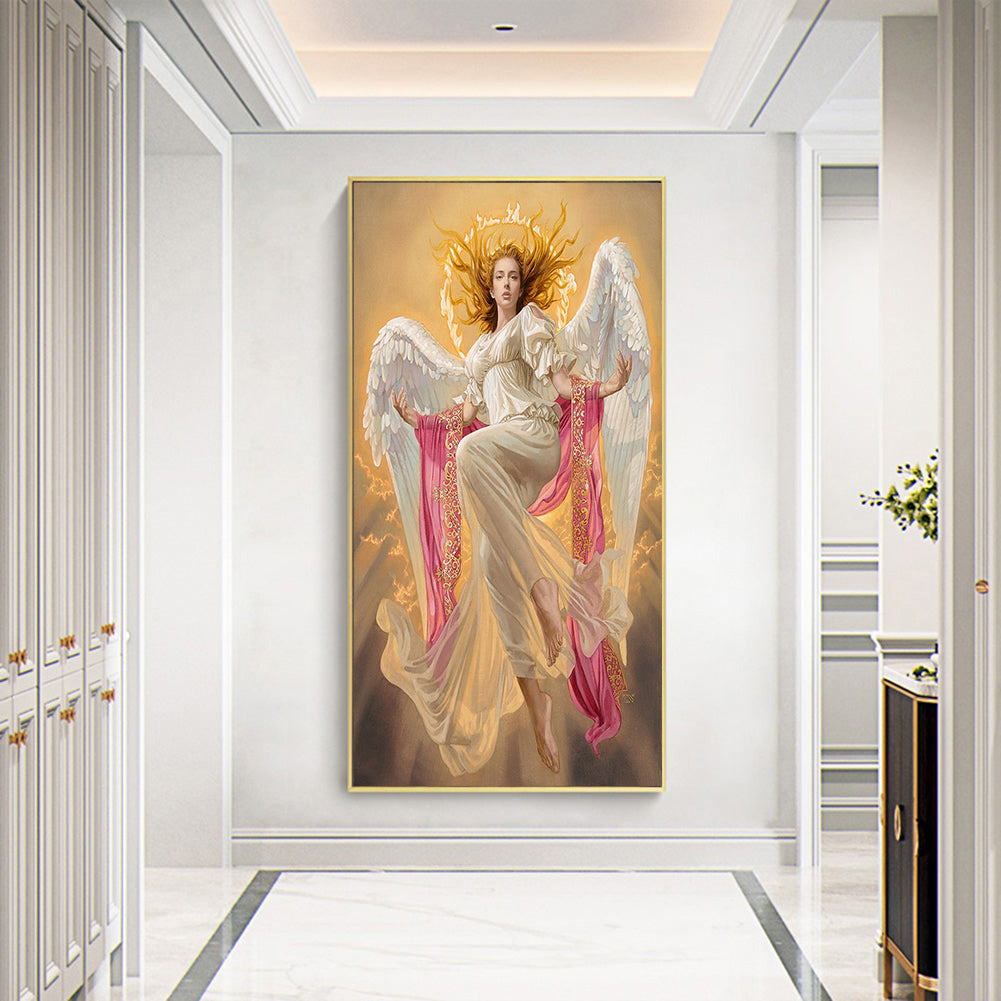 Angel Girl - Full Round Drill Diamond Painting 40*60CM