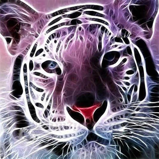 Ferocious Tiger - Full Square Drill Diamond Painting 40*40CM