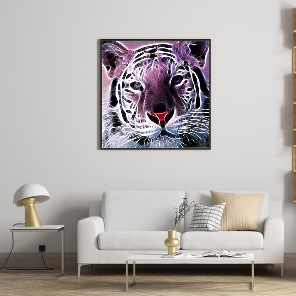 Ferocious Tiger - Full Square Drill Diamond Painting 40*40CM