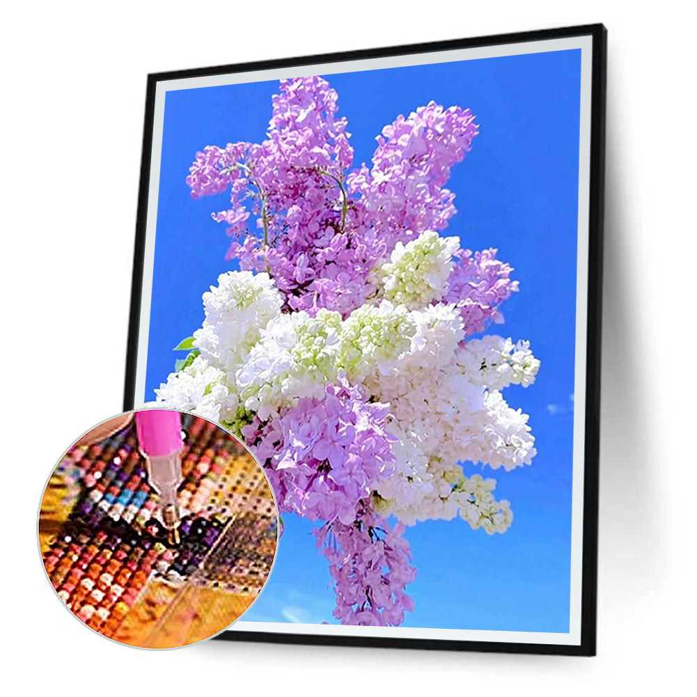 Hydrangea - Full Round Drill Diamond Painting 30*40CM