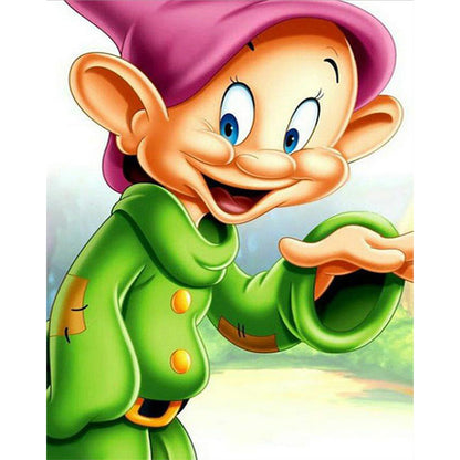 Dwarf - Full Round Drill Diamond Painting 40*50CM