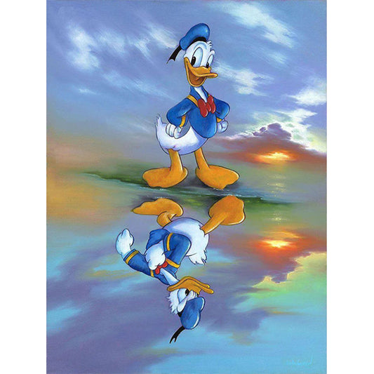 Donald Duck - Full Round Drill Diamond Painting 30*40CM