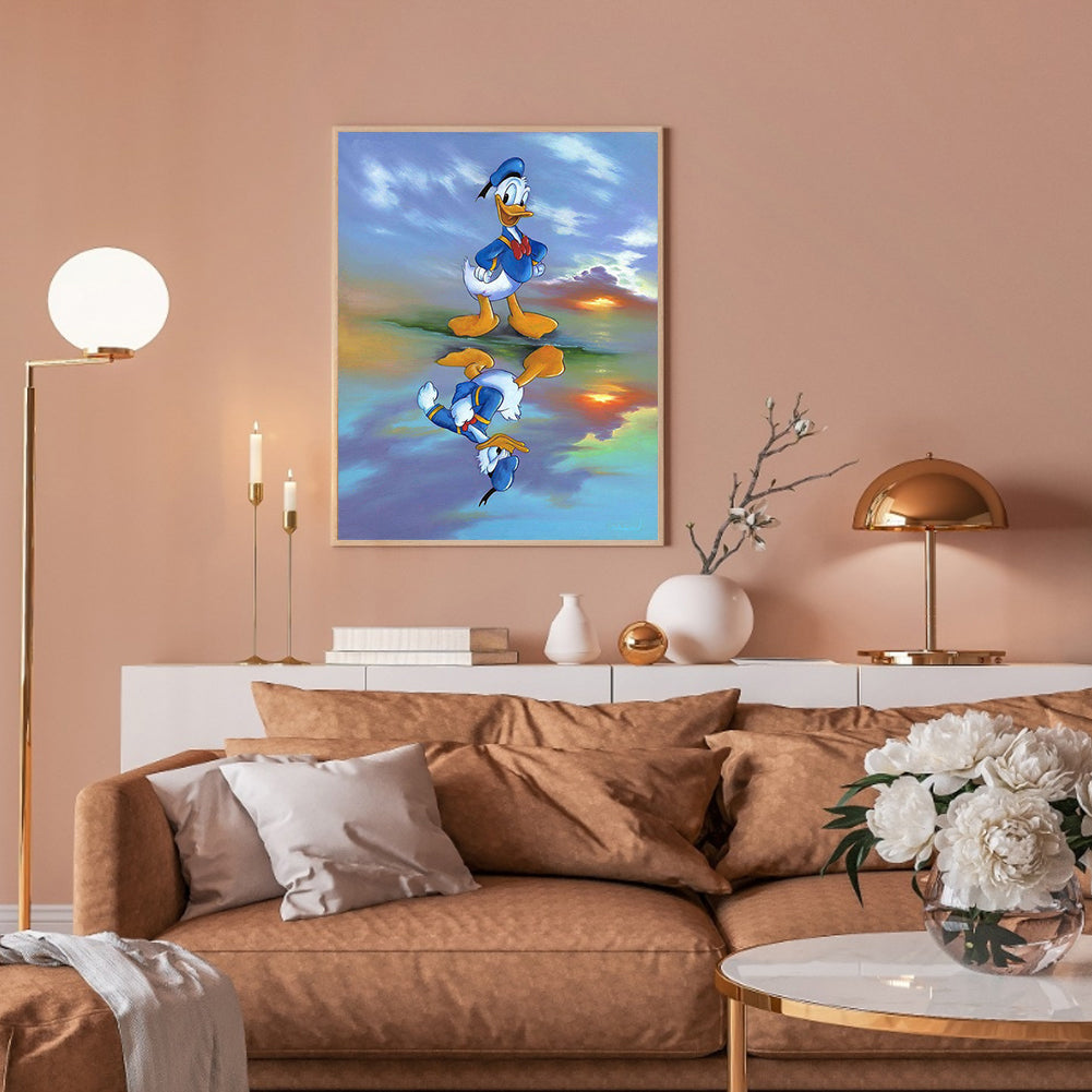 Donald Duck - Full Round Drill Diamond Painting 30*40CM