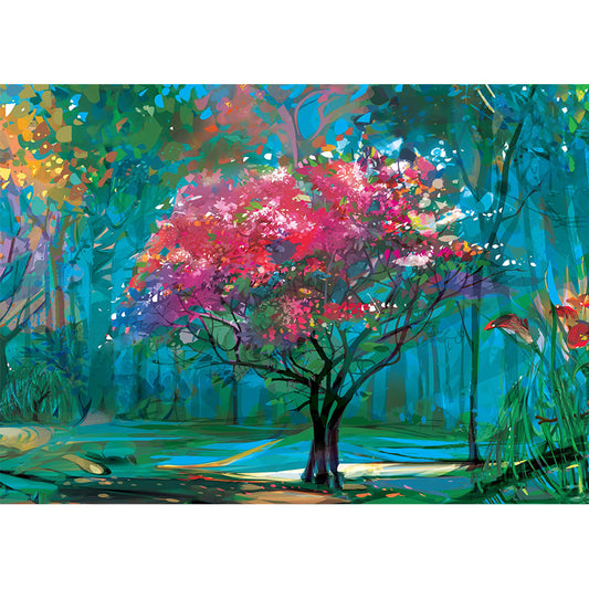 Tree - Full Round Drill Diamond Painting 40*30CM