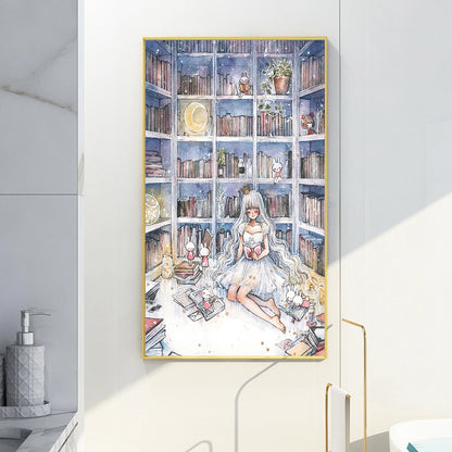 Cartoon Girl - Full Round Drill Diamond Painting 40*60CM