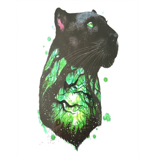 Forest Black Cat - Full Round Drill Diamond Painting 30*40CM