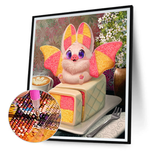 Dessert Bat - Full Round Drill Diamond Painting 30*40CM