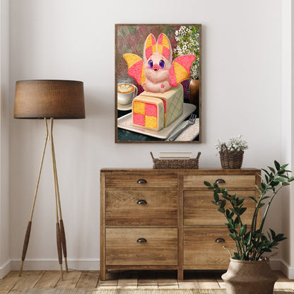 Dessert Bat - Full Round Drill Diamond Painting 30*40CM