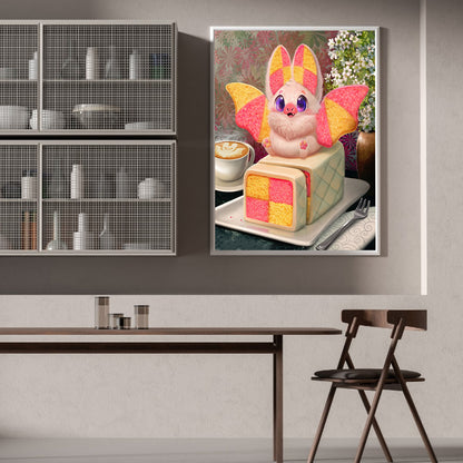 Dessert Bat - Full Round Drill Diamond Painting 30*40CM