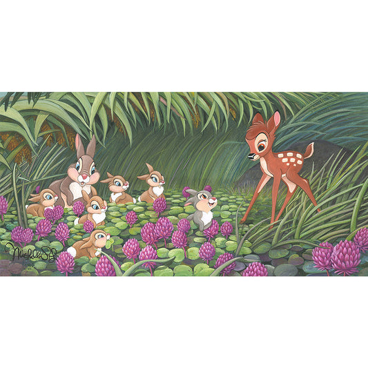 Disney Animation Bambi - Full Round Drill Diamond Painting 50*30CM