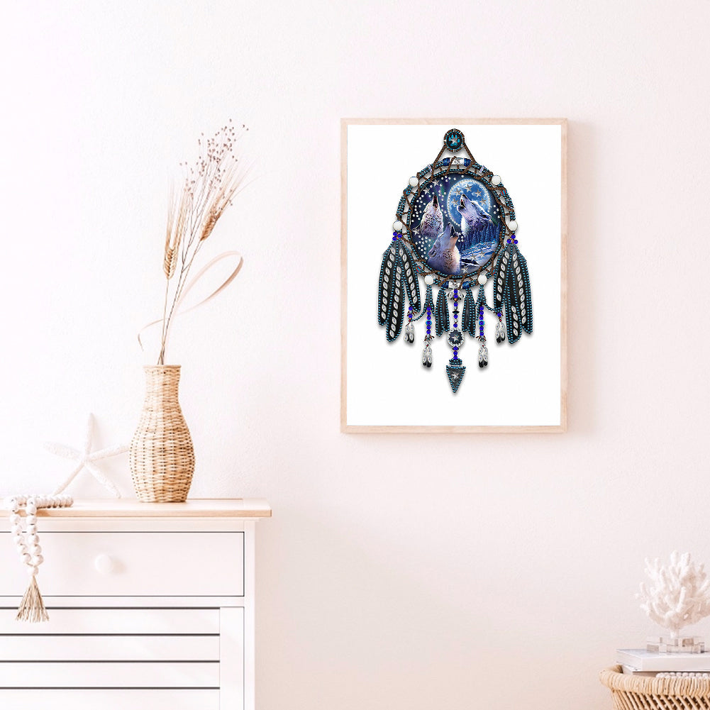 Dreamcatcher - Special Shaped Drill Diamond Painting 30*40CM