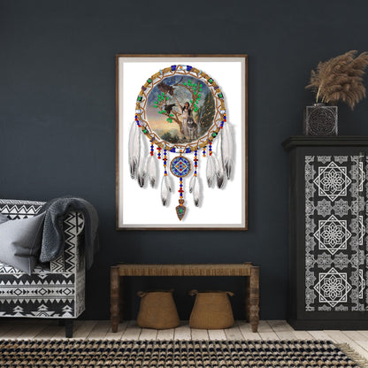 Dreamcatcher - Special Shaped Drill Diamond Painting 30*40CM