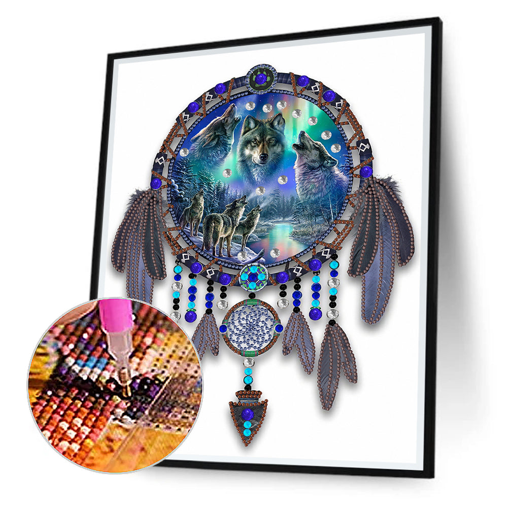 Dreamcatcher - Special Shaped Drill Diamond Painting 30*40CM