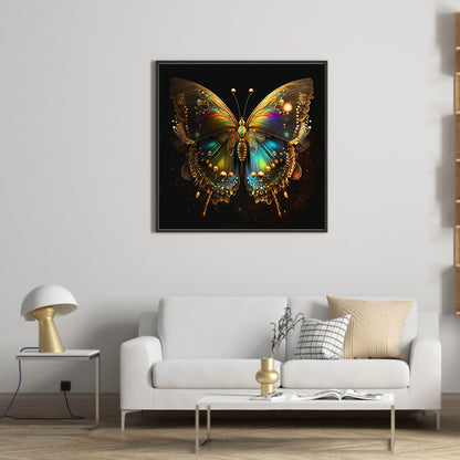 Glorious Butterfly - Full Round Drill Diamond Painting 30*30CM