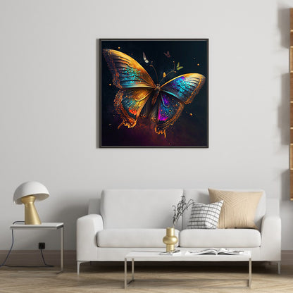 Glorious Butterfly - Full Round Drill Diamond Painting 30*30CM