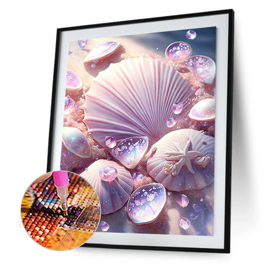 Dream Beach Shells - Full Round Drill Diamond Painting 30*40CM