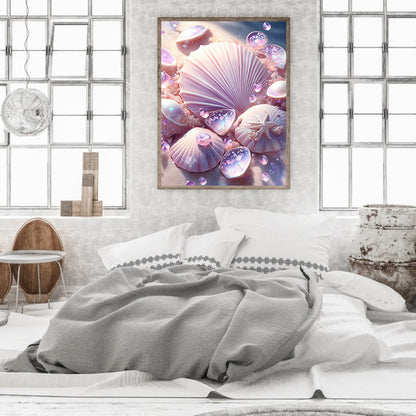 Dream Beach Shells - Full Round Drill Diamond Painting 30*40CM