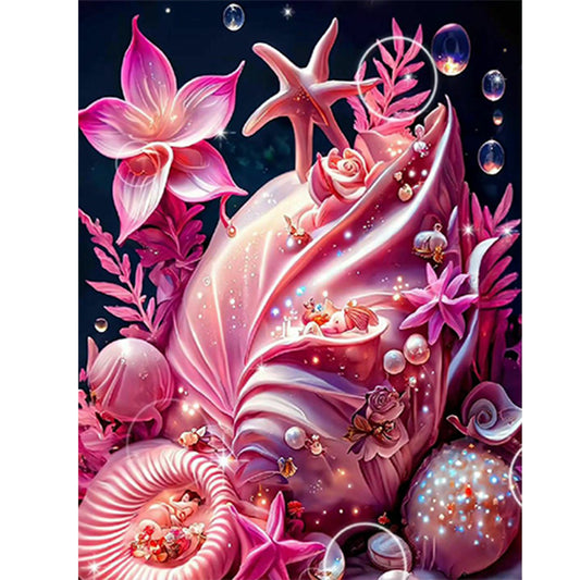 Dream Beach Shells - Full Round Drill Diamond Painting 30*40CM