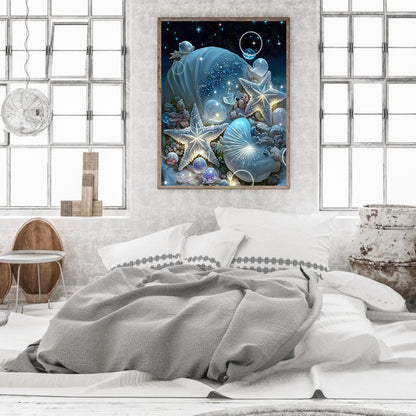 Dream Beach Shells - Full Round Drill Diamond Painting 30*40CM