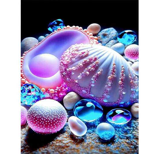 Dream Beach Shells - Full Round Drill Diamond Painting 30*40CM