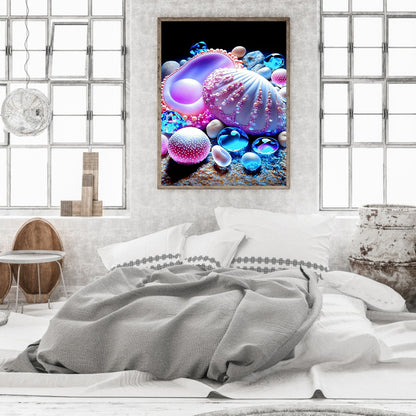 Dream Beach Shells - Full Round Drill Diamond Painting 30*40CM