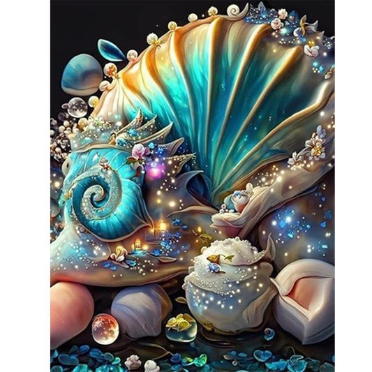 Dream Beach Shells - Full Round Drill Diamond Painting 30*40CM