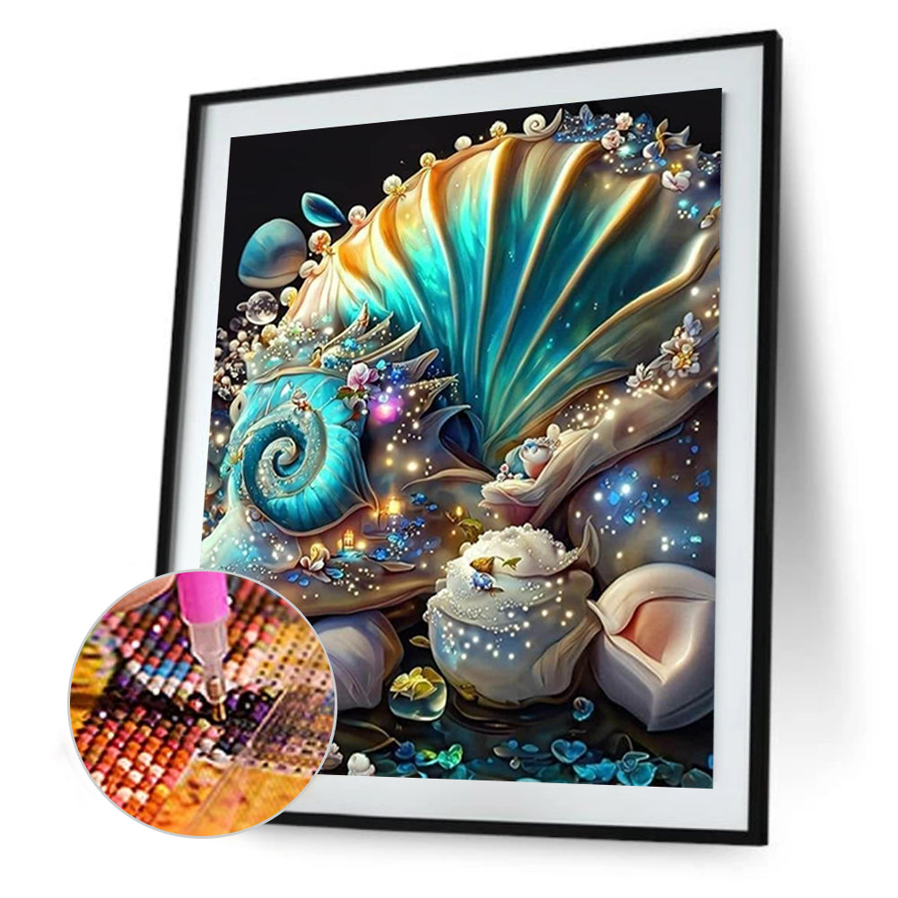 Dream Beach Shells - Full Round Drill Diamond Painting 30*40CM