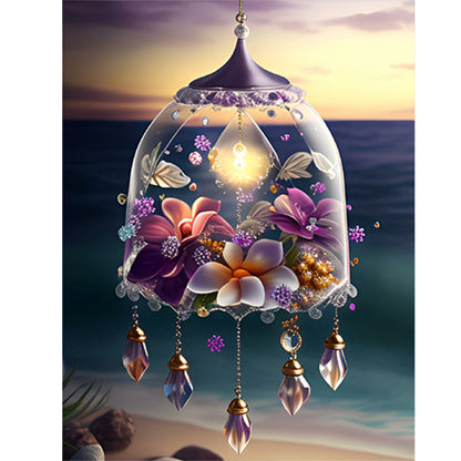 Beach Crystal Scenery - Full Round Drill Diamond Painting 30*40CM