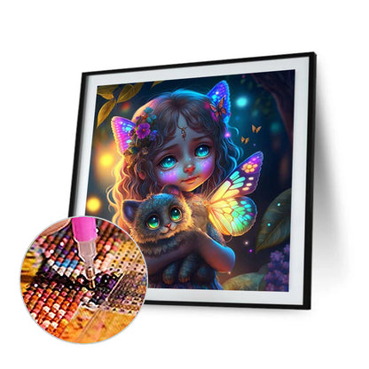 Elf Girl - Full Round Drill Diamond Painting 30*30CM