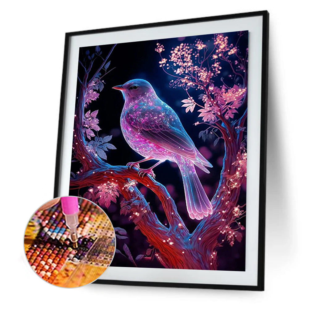 Halo Bird - Full Round Drill Diamond Painting 30*40CM