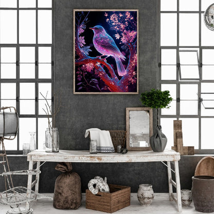 Halo Bird - Full Round Drill Diamond Painting 30*40CM