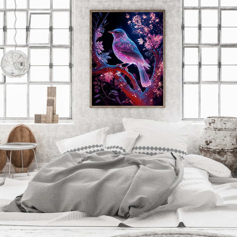 Halo Bird - Full Round Drill Diamond Painting 30*40CM