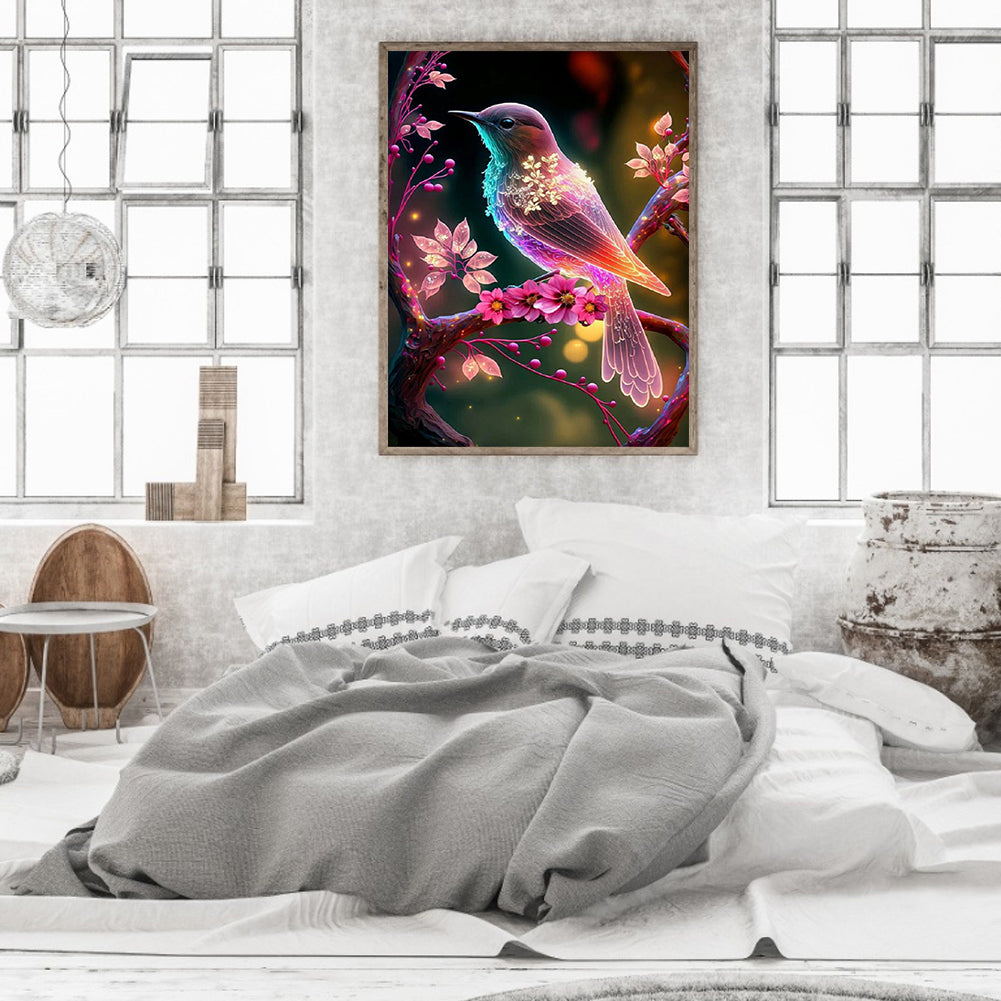 Halo Bird - Full Round Drill Diamond Painting 30*40CM