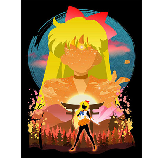 Sailor Moon - Full Round Drill Diamond Painting 30*40CM