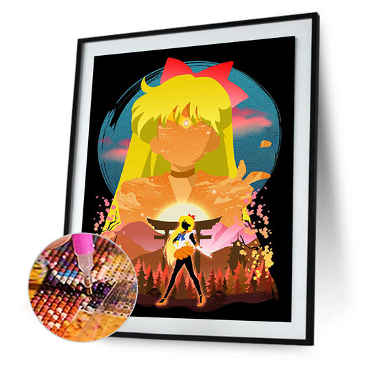 Sailor Moon - Full Round Drill Diamond Painting 30*40CM