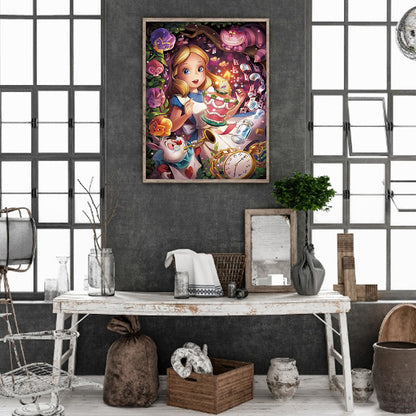 Alice Girl - Full Round Drill Diamond Painting 30*40CM